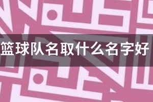 篮球训练营名字取什么最好听